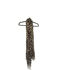 Zebra Print Lightweight‎ Scarf Shawl Wrap with Tassels Women's Fashion